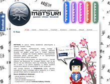 Tablet Screenshot of matsuri.pl
